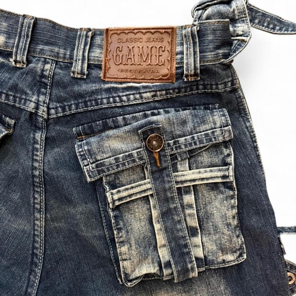 Vintage 90s Cargo Denim — Grunge Streetwear Staple - Picture 7 of 8